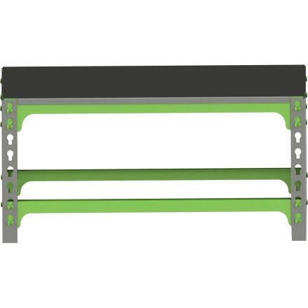 Скамья Metalex 350х800х450 (серо-зелёный)