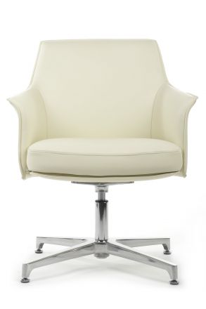 Кресло Rosso-ST С1918 Кремово-белый (3A MND1221) натуральная кожа 68*68*85