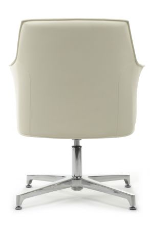 Кресло Rosso-ST С1918 Кремово-белый (3A MND1221) натуральная кожа 68*68*85