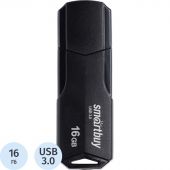 Флеш-память Smartbuy UFD 3.0/3.1 16GB CLUE Black (SB16GBCLU-K3)