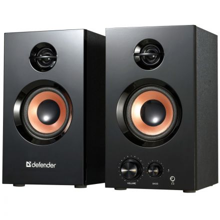 Акустическая система 2.0 Defender Aurora S20 20 Вт, деревянный корпус, 230В Акустическая система 2.0 Defender Aurora S20 20 Вт, деревянный корпус, 230В