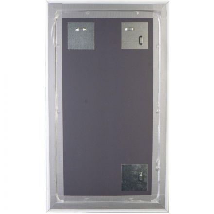 Зеркало МГЛ_настенное НБ54 (404х704) багет ПЛС теплое серебро