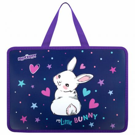 Папка на молнии с ручками ЮНЛАНДИЯ А4, 1 отделение, пластик, 80 мм, "Fluffy Tail", 272161 Папка на молнии с ручками ЮНЛАНДИЯ А4, 1 отделение, пластик, 80 мм, "Fluffy Tail", 272161