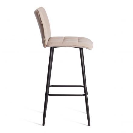 Барный стул  Bari/Бари велюр, бежевый, 7, 45х56х110 см