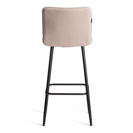 Барный стул  Bari/Бари велюр, бежевый, 7, 45х56х110 см