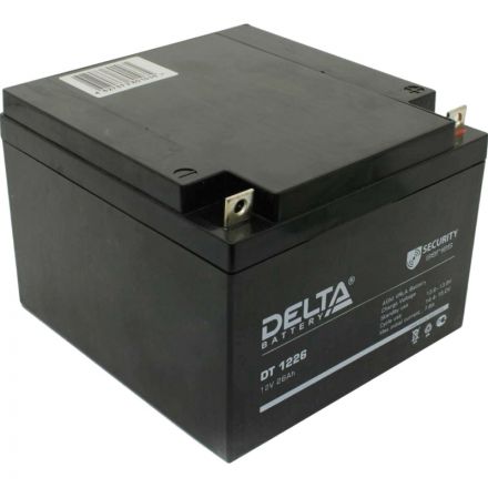 Батарея для ИБП Delta DT 1226 12В/26. болт М6(167x175x126мм)