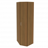 Riva Стеллаж уголовой с дверью А.СТ-1.10 Орех 600*600*1975 Riva Стеллаж уголовой с дверью А.СТ-1.10 Орех 600*600*1975