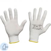 Перчатки защитные нейлоновые белые размер 7, TOUCH