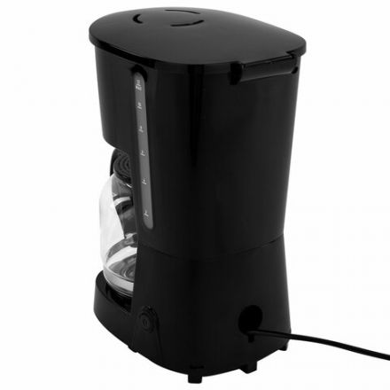 Кофеварка капельная SONNEN CM1095, 900 Вт, объем 1,8 л, подогрев кофе, противокапельная система, черная, 456334