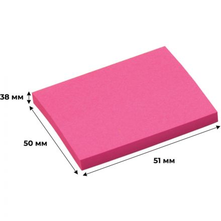 Стикеры Attache Selection 38x51 мм неоновые 4 цвета (4 блока по 50 листов)