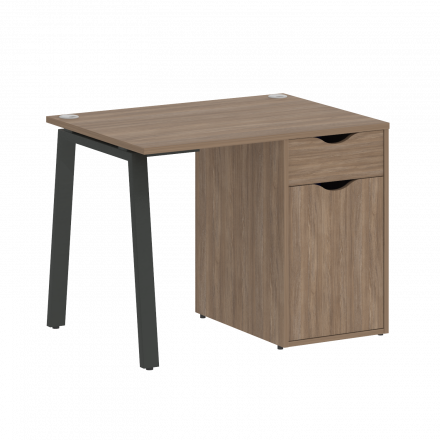 Home Office Стол письменный VR.SP-3-98.1.A Дуб аризона/Антрацит металл 980*720*750
