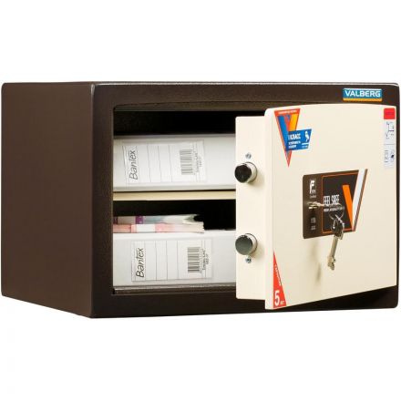 Сейф взломостойкий Valberg ASK Карат-30 коричневый/бежевый (ключевой замок)