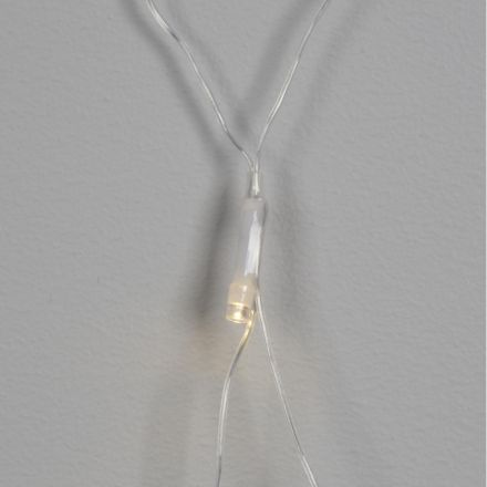 Электрогирлянда теплый желтый, 96LED(1,5х1,5м) прозр пров  IP20