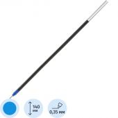 Стержень шариковый 140мм PENSAN My-Tech масл,уз.0,7мм,лин 0,35мм син 2240/R