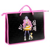 Папка с ручками А4 ArtSpace "Stylish", пластик, на молнии, 40мм Папка с ручками А4 ArtSpace "Stylish", пластик, на молнии, 40мм