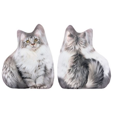 Игрушка мягкая АНТИСТРЕСС "КОШКИ", Бифлекс, ассорти, высота 30 см, 10 видов, WOOZOO (ВУЗУ), 666359