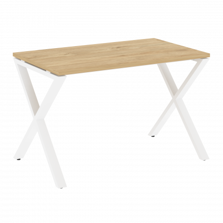 Loft Стол рабочий VR.L-SRX-2.7 Тиквуд светлый/Белый металл 1180*720*750