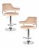 Набор 2 шт Стул барный DOBRIN CHARLY, бежевый велюр (MJ9-10)