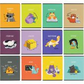 Тетрадь предметная набор Комус Класс  Котики 12 шт., 48., А5