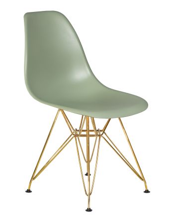 Набор 4 шт Стул обеденный DOBRIN DSR, ножки золотые, цвет мятный (NX-G-09)