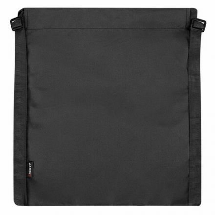 Рюкзак спортивный мешок HEIKKI PACK (ХЕЙКИ), 2 отделения, увеличенный объем, 40х35 см, черный, 272419