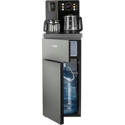 Кулер AEL TB83a-LD grey, с чайным столиком Тиабар