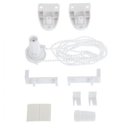 Рулонная штора ARX_Блэкаут Шалюр Белый 060x160 Мини