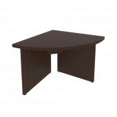 First Угловой модуль переговорного стола левый KPR-4 (L) Венге 900*900*765