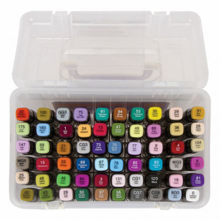 Маркеры для скетчинга двусторонние BRAUBERG ART DEBUT "BLACK", НАБОР 60 шт., пластиковый кейс, 152131 Маркеры для скетчинга двусторонние BRAUBERG ART DEBUT "BLACK", НАБОР 60 шт., пластиковый кейс, 152131