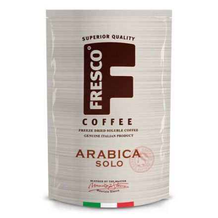 Кофе растворимый FRESCO "Arabica Solo" 190 г, сублимированный Кофе растворимый FRESCO "Arabica Solo" 190 г, сублимированный