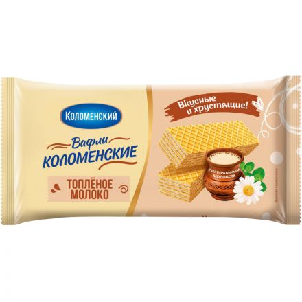 Вафли Коломенский топленое молоко, 200г