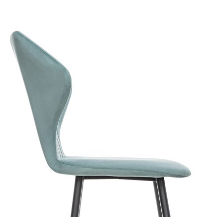 Стул Leset Гувер полоса Ultra Mint, Ткань Велюр
