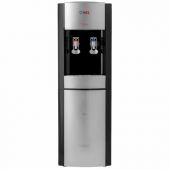 Кулер для воды AEL LD-AEL-28, напольный, НАГРЕВ/ОХЛАЖДЕНИЕ ЭЛЕКТРОННОЕ, 2 крана, черный, 00254