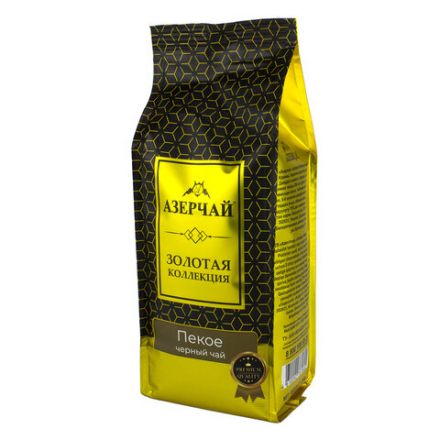 Чай листовой АЗЕРЧАЙ "Gold collection GOLDEN PEKOE" черный, 250 г, 421666