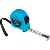 Рулетка TOPFORT BASIC 3мх16мм, пласт корпус, 2 стопора