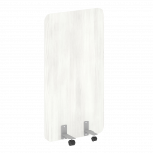 R-line Перегородка на металлических опорах, на роликах DP.R-80-150 Снежная патина/Серый металл 800*18*1500 R-line Перегородка на металлических опорах, на роликах DP.R-80-150 Снежная патина/Серый металл 800*18*1500