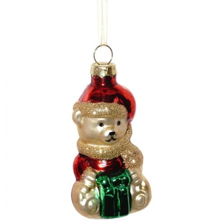 Игрушка НГ Мишка, L4,5 W4,5 H8,5 см, 719818 Игрушка НГ Мишка, L4,5 W4,5 H8,5 см, 719818