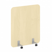 R-line Перегородка на металлических опорах, на роликах DP.R-100-120 Клён/Серый металл 1000*18*1200 R-line Перегородка на металлических опорах, на роликах DP.R-100-120 Клён/Серый металл 1000*18*1200