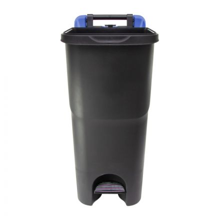 Контейнер-бак мусорный 85л с педалью на колесах М2399