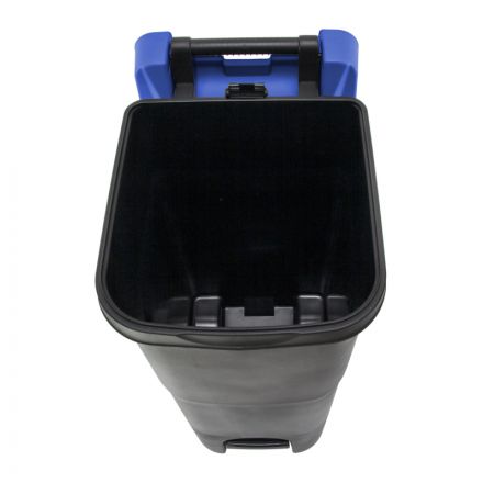 Контейнер-бак мусорный 85л с педалью на колесах М2399