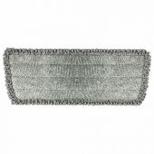 Насадки МОП для швабры липучка, КОМПЛЕКТ 2 шт., микрофибра, объемный ворс+кант, 41х14 см, LAIMA, 609144