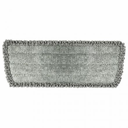 Насадки МОП для швабры липучка, КОМПЛЕКТ 2 шт., микрофибра, объемный ворс+кант, 41х14 см, LAIMA, 609144