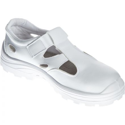 Полуботинки (сандалии) АЛМИ(арт. 80302-011600) с МП, белые, р.47