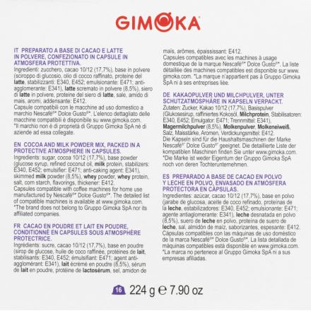 Кофе в капсулах Gimoka Dolce Gusto Cioccokata (DG), 16кап/уп Кофе в капсулах Gimoka Dolce Gusto Cioccokata (DG), 16кап/уп