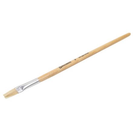 Кисть BRAUBERG, щетина, плоская, № 8, 200202 Кисть BRAUBERG, щетина, плоская, № 8, 200202