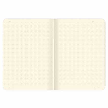 Тетради 40 л. в точку обложка SoftTouch, НАБОР 3 шт., бежевая бумага 70 г/м2, сшивка, А5 (147х210 мм), MEMORIES,BRAUBERG, 403803