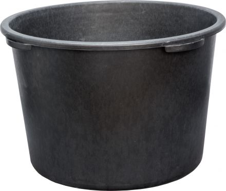 Емкость 90л. строительная, круглая, без крышки цв. чёрный