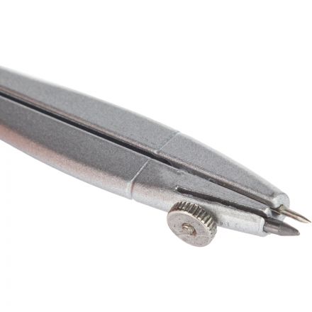 Циркуль №1School 115мм цинковый сплав пластиковый пенал серебро S01001C Циркуль №1School 115мм цинковый сплав пластиковый пенал серебро S01001C