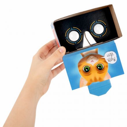 Глобус интерактивный + очки VR, политический / звездного неба GLOBEN, 25 см, подсветкой, INT12500308