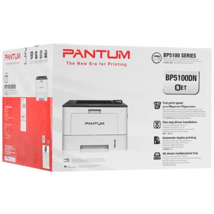 Принтер лазерный PANTUM BP5100DN А4, 40 стр./мин., 100000 стр./мес., ДУПЛЕКС, сетевая карта Принтер лазерный PANTUM BP5100DN А4, 40 стр./мин., 100000 стр./мес., ДУПЛЕКС, сетевая карта